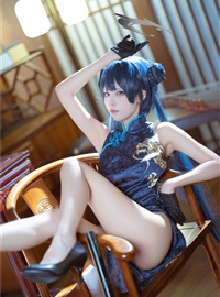 Is it the Three Worlds - NO.031 Blue Archival Concubine Saki Qipao(9)